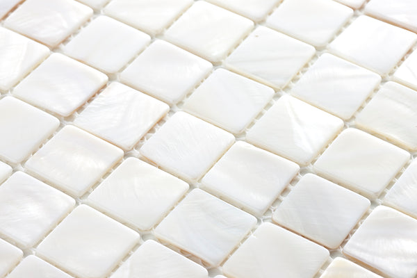 Vitrello Shellstyle White 25x25