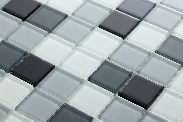 Vitrello Squarestyle Black White Mix 25x25