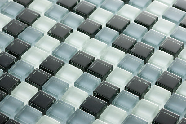 Vitrello Squarestyle Black White Mix 15x15