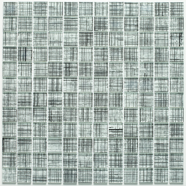 Vitrello Fabricstyle Black White 25x25