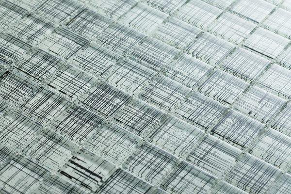 Vitrello Fabricstyle Black White 25x25