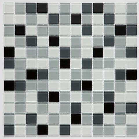 Vitrello Squarestyle Black White Mix 25x25